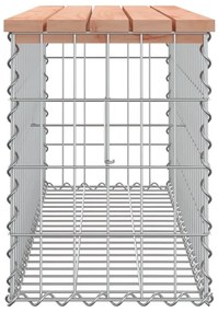 Πάγκος Κήπου Συρματοκιβώτιο 103x31,5x42 εκ. Μασίφ Ψευδοτσούγκα - Καφέ