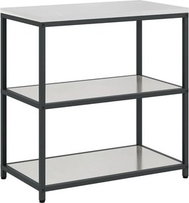 vidaXL Σετ Αποθήκευσης Κουζίνας HATTEM 3 pcs Ασημί Ανοξείδωτο Ατσάλι