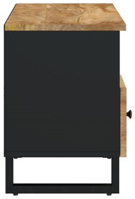 vidaXL Έπιπλο Τηλεόρασης 100x33x46 εκ. Μασίφ Ξύλο Μάνγκο &amp; Επεξ. Ξύλο