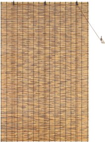 vidaXL Ρόλερ (στόρι) Καφέ 140 x 220 cm Καλάμι
