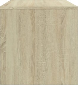 vidaXL Κομοδίνα 2 τεμ. Sonoma Δρυς 40 x 30 x 30 εκ. από Επεξ. Ξύλο