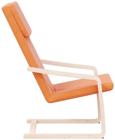 vidaXL Πολυθρόνα Relax Σκούρο Κίτρινο Υφασμάτινη