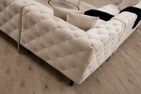 Corner Sofa Como Right - Ecru Ecru