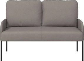 vidaXL Καναπέδες με μαξιλάρι 110cm Taupe Κόντρα πλακέ