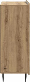 vidaXL Πλαϊνό γραφείο Artisan Δρυς 66 x 34,5 x 91,5 εκ