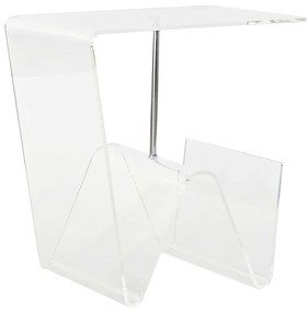 Βοηθητικό Τραπεζάκι DKD Home Decor Διαφανές 40 x 30 x 44 cm