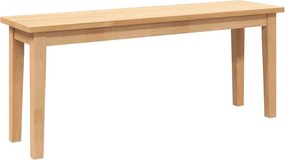 Πάγκος vidaXL 110 cm μασίφ ξύλο καουτσούκ