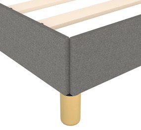 ΠΛΑΙΣΙΟ ΚΡΕΒΑΤΙΟΥ BOXSPRING ΣΚΟΥΡΟ ΓΚΡΙ 180X200 ΕΚ. ΥΦΑΣΜΑΤΙΝΟ 3120978