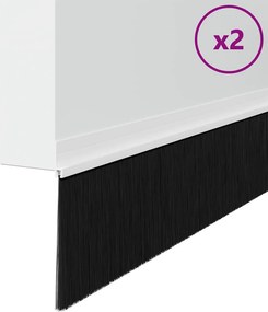vidaXL Αυτοκόλλητες σφραγίδες πόρτας 2 pcs Λευκό 100 cm