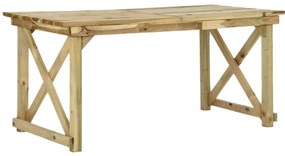 vidaXL Τραπέζι Κήπου 160 x 79 x 75 εκ. Ξύλινο