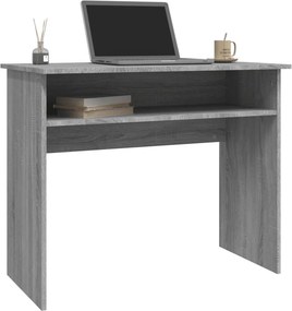 vidaXL Γραφείο Γκρι Sonoma 90x50x74 εκ. από Επεξεργασμένο Ξύλο
