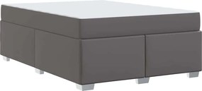 vidaXL Σκελετός Κρεβατιού Γκρι 160 x 200 cm ύφασμα