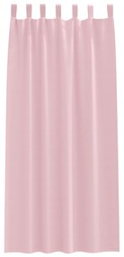 vidaXL Κουρτίνες 2 pcs Μωρουδίστικο Ροζ 245 x 140 εκ. Πολυεστέρας