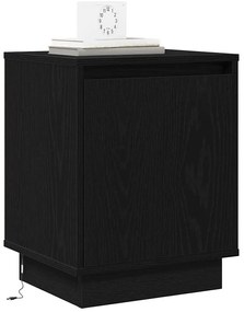 vidaXL Κομοδίνο με Μαύρο 39 x 34.5 x 50 εκ. Επεξεργασμένο ξύλο