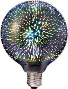 Διακοσμητικός λαμπτήρας led E27-G95-3D 7W 230V πολύχρωμο φως δέσμης 360°