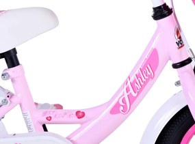 Ashley 12 Inch 21,5 cm Girls Coaster Brake Light pink/White