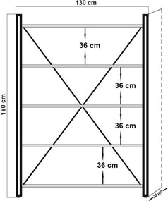 Study Room Furniture Set COSMO-TKM.8 Atlantic Pine
Black