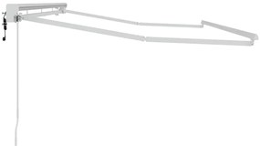 vidaXL Σκελετός Τέντας Λευκό 4 x 2 m