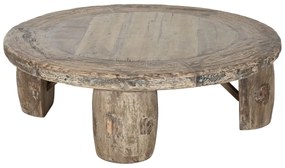 Τραπεζάκι Καφέ Home ESPRIT Φυσικό 125 X 125 X 40 cm