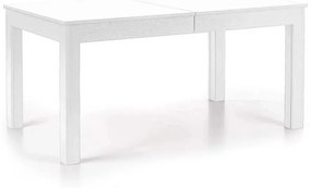 Τραπέζι Houston 691, Άσπρο, 76x90x160cm, 62 kg, Επιμήκυνση, Πλαστικοποιημένη μοριοσανίδα, Ινοσανίδες μέσης πυκνότητας | Epipla1.gr