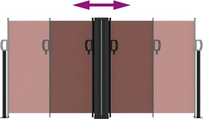 vidaXL Σκίαστρο Πλαϊνό Συρόμενο Καφέ 120 x 1200 εκ.