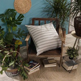 Μαξιλάρι Διακοσμητικό (Με Γέμιση) Prado 11 Grey Teoran 65Χ65 Cotton-Polyester