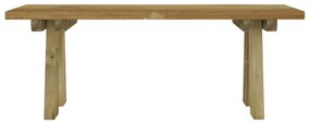 vidaXL Παγκάκι Κήπου 110 εκ. από Εμποτισμένο Μασίφ Ξύλο Πεύκου