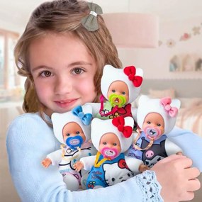 Κούκλα μωρού Nenuco Hello Kitty 15 cm
