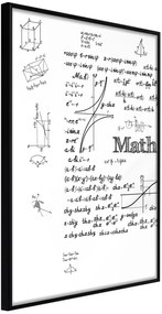 Αφίσα - Math Formulas - 20x30 - Μαύρο - Χωρίς πασπαρτού