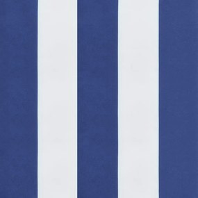vidaXL Μαξιλάρι Παλέτας Μπλε & Λευκό Ριγέ 60x60x8 εκ. Ύφασμα Oxford