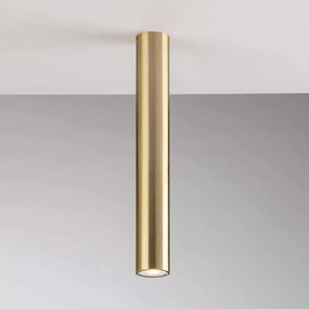 Φωτιστικό Οροφής - Πλαφονιέρα Fluke I-FLUKE-PL40 ORO 1xGU10 Φ5,5cm 40cm Gold Luce Ambiente Design Μέταλλο