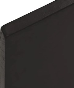 vidaXL Πάγκος Μπάνιου Σκούρο Καφέ 40x50x2 εκ. Επεξ. Μασίφ Ξύλο