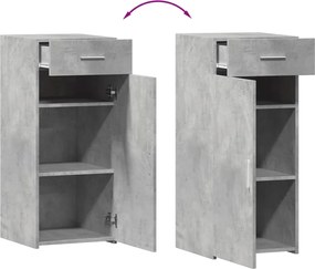 vidaXL Ντουλάπι Γκρι Σκυροδέματος 40x42,5x93 εκ. Επεξεργασμένο Ξύλο