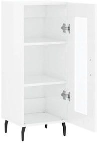 vidaXL Ντουλάπι Γυαλιστερό Λευκό 34,5x34x90 εκ. Επεξεργασμένο Ξύλο