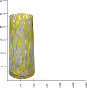 Βάζο ArteLibre Πολύχρωμο Γυαλί 12x12x25cm