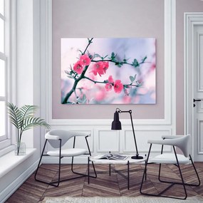 Πίνακας σε καμβά με κλαδί και ανθάκια KNV936 80cm x 120cm