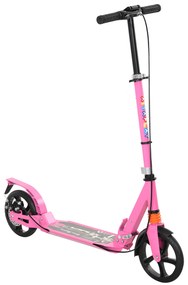 AIYAPLAY Πατίνι παιδικό με ρυθμιζόμενες λαβές αναδιπλούμενο παιδικό πατίνι για παιδιά 6-12 ετών 94 x 36 x 88-103 cm Ροζ