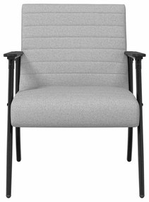 vidaXL Πολυθρόνα Σκίουρος Γκρί 59 x 75 x 78 εκ ύφασμα