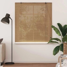 vidaXL Ρόλερ Καφέ 150 x 160 cm Μπαμπού