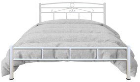 Κρεβάτι Μεταλλικό Annabelle Καφέ Σφυρήλατο, 160x190 εκ.