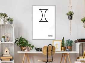 Αφίσα - Zodiac: Gemini II - 20x30 - Μαύρο - Χωρίς πασπαρτού