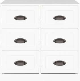 vidaXL Ντουλάπι Λευκό 70 x 35,5 x 67,5 εκ. από Επεξεργασμένο Ξύλο