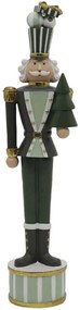 Διακοσμητικός Μολυβένιος Στρατιώτης 030484 9x11x45cm Green