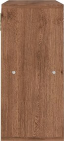 vidaXL Βιβλιοθήκη Χρώμα Καφέ Δρυς 60 x 27,5 x 59,5 εκ. από Επεξ. Ξύλο