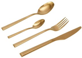 Μαχαιροπίρουνα Durable (Σετ 24Τμχ) 45.562.03 Gold Cryspo Trio 24 τμχ Stainless Steel