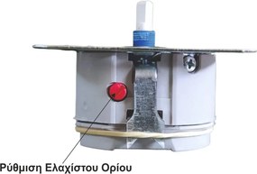 Dimmer – ροοστάτης ασημί χωνευτός Century Control VAL-55 για LED DIMMABLE, 6–155W