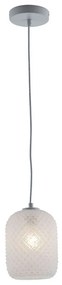 Φωτιστικό Οροφής Ashford I-ASHFORD-S15 BCO 1xE27 Φ15cm 150cm White Luce Ambiente Design Glass