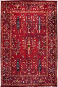 Χαλί Nomadian 5095 MLS Bordo-Multi Βιοκαρπέτ 80X220cm