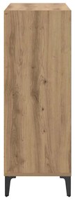 vidaXL Πλαϊνό γραφείο artisan δρυς 32.5 x 69.5 x 90 εκ