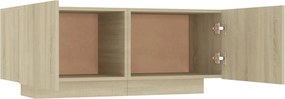 vidaXL Κομοδίνο Sonoma Δρυς 100 x 35 x 40 εκ. Επεξεργασμένο Ξύλο